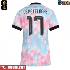 Belgien Charles De Ketelaere #17 Bortatröja Dam VM 2026 Kortärmad