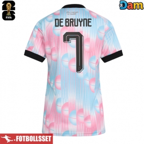 Belgien Kevin De Bruyne #7 Bortatröja Dam VM 2026 Kortärmad