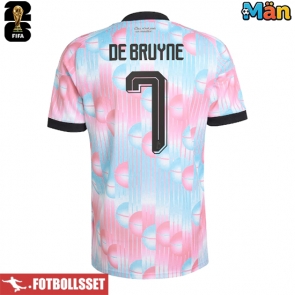 Belgien Kevin De Bruyne #7 Bortatröja VM 2026 Kortärmad