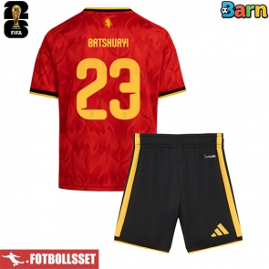 Belgien Michy Batshuayi #23 Hemmatröja Barn VM 2026 Kortärmad (+ Korta byxor)