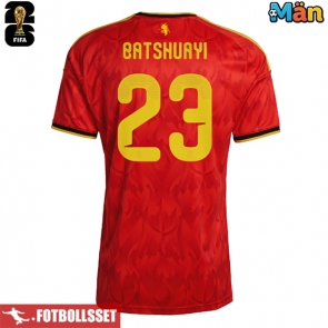 Belgien Michy Batshuayi #23 Hemmatröja VM 2026 Kortärmad