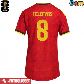 Belgien Youri Tielemans #8 Hemmatröja Dam VM 2026 Kortärmad