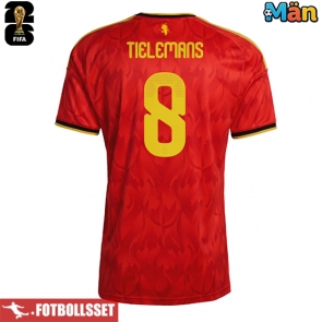 Belgien Youri Tielemans #8 Hemmatröja VM 2026 Kortärmad
