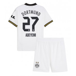 Borussia Dortmund Karim Adeyemi #27 Tredje Tröja Barn 2024-25 Kortärmad (+ Korta byxor)