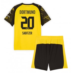Borussia Dortmund Marcel Sabitzer #20 Hemmatröja Barn 2025-26 Kortärmad (+ Korta byxor)