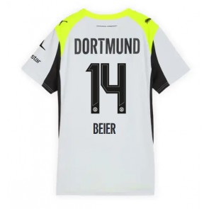 Borussia Dortmund Maximilian Beier #14 Bortatröja Dam 2025-26 Kortärmad