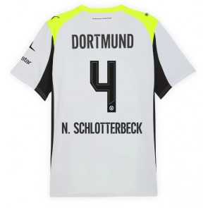 Borussia Dortmund Nico Schlotterbeck #4 Bortatröja 2025-26 Kortärmad
