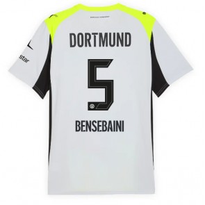 Borussia Dortmund Ramy Bensebaini #5 Bortatröja 2025-26 Kortärmad