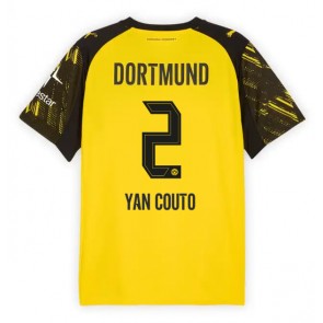 Borussia Dortmund Yan Couto #2 Hemmatröja 2025-26 Kortärmad
