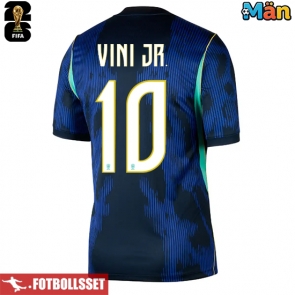 Brasilien Vinicius Junior #10 Bortatröja VM 2026 Kortärmad