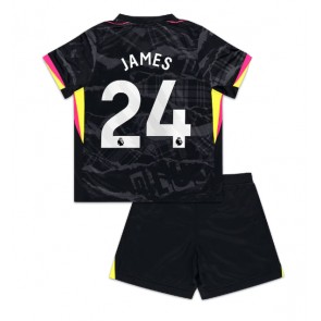 Chelsea Reece James #24 Tredje Tröja Barn 2024-25 Kortärmad (+ Korta byxor)