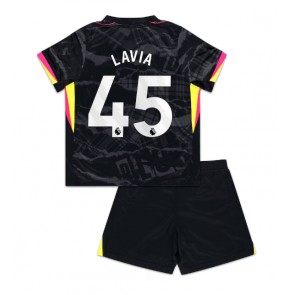 Chelsea Romeo Lavia #45 Tredje Tröja Barn 2024-25 Kortärmad (+ Korta byxor)