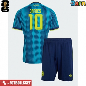 Colombia James Rodriguez #10 Bortatröja Barn VM 2026 Kortärmad (+ Korta byxor)