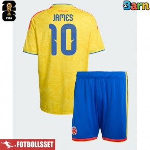 Colombia James Rodriguez #10 Hemmatröja Barn VM 2026 Kortärmad (+ Korta byxor)
