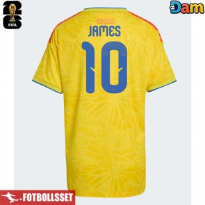Colombia James Rodriguez #10 Hemmatröja Dam VM 2026 Kortärmad
