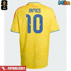 Colombia James Rodriguez #10 Hemmatröja VM 2026 Kortärmad