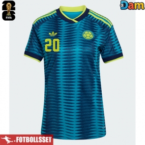 Colombia Juan Fernando Quintero #20 Bortatröja Dam VM 2026 Kortärmad