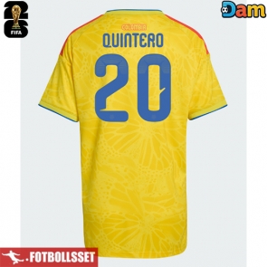 Colombia Juan Fernando Quintero #20 Hemmatröja Dam VM 2026 Kortärmad