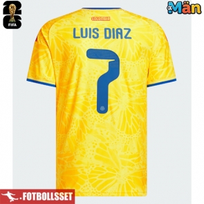Colombia Luis Diaz #7 Hemmatröja VM 2026 Kortärmad
