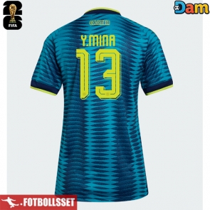 Colombia Yerry Mina #13 Bortatröja Dam VM 2026 Kortärmad