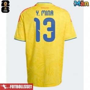 Colombia Yerry Mina #13 Hemmatröja VM 2026 Kortärmad
