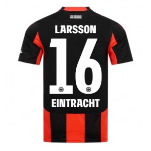 Eintracht Frankfurt Hugo Larsson #16 Hemmatröja 2025-26 Kortärmad