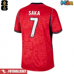 England Bukayo Saka #7 Bortatröja VM 2026 Kortärmad