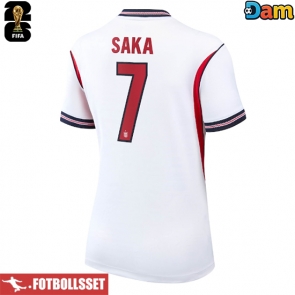 England Bukayo Saka #7 Hemmatröja Dam VM 2026 Kortärmad