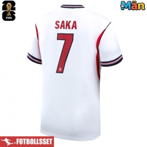 England Bukayo Saka #7 Hemmatröja VM 2026 Kortärmad