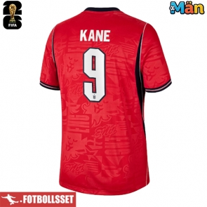 England Harry Kane #9 Bortatröja VM 2026 Kortärmad