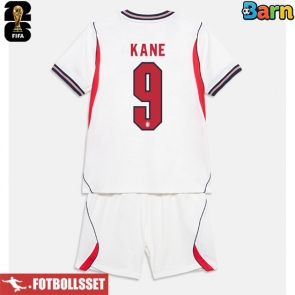 England Harry Kane #9 Hemmatröja Barn VM 2026 Kortärmad (+ Korta byxor)