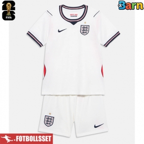 England Hemmatröja Barn VM 2026 Kortärmad (+ Korta byxor)
