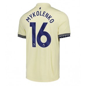 Everton Vitaliy Mykolenko #16 Bortatröja 2025-26 Kortärmad