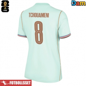 Frankrike Aurelien Tchouameni #8 Bortatröja Dam VM 2026 Kortärmad