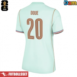 Frankrike Desire Doue #20 Bortatröja Dam VM 2026 Kortärmad