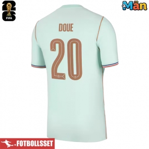 Frankrike Desire Doue #20 Bortatröja VM 2026 Kortärmad
