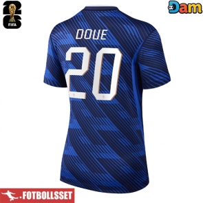 Frankrike Desire Doue #20 Hemmatröja Dam VM 2026 Kortärmad