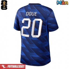 Frankrike Desire Doue #20 Hemmatröja VM 2026 Kortärmad
