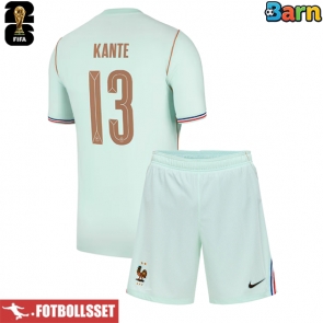 Frankrike Kante #13 Bortatröja Barn VM 2026 Kortärmad (+ Korta byxor)