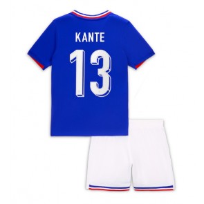 Frankrike Kante #13 Hemmatröja Barn EM 2024 Kortärmad (+ Korta byxor)