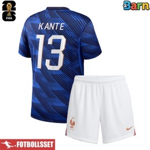Frankrike Kante #13 Hemmatröja Barn VM 2026 Kortärmad (+ Korta byxor)