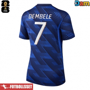 Frankrike Ousmane Dembele #7 Hemmatröja Dam VM 2026 Kortärmad