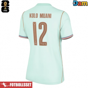 Frankrike Randal Kolo Muani #12 Bortatröja Dam VM 2026 Kortärmad