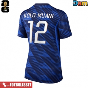 Frankrike Randal Kolo Muani #12 Hemmatröja Dam VM 2026 Kortärmad