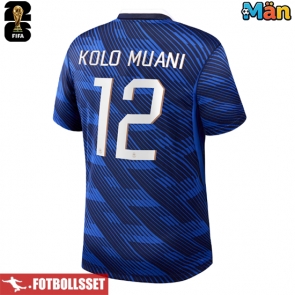 Frankrike Randal Kolo Muani #12 Hemmatröja VM 2026 Kortärmad