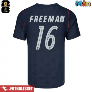 Förenta stater Alex Freeman #16 Bortatröja VM 2026 Kortärmad