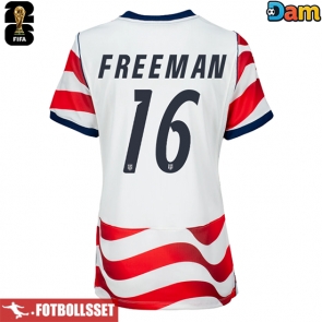 Förenta stater Alex Freeman #16 Hemmatröja Dam VM 2026 Kortärmad