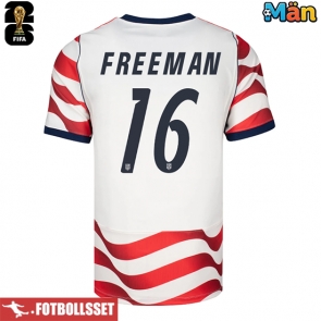 Förenta stater Alex Freeman #16 Hemmatröja VM 2026 Kortärmad