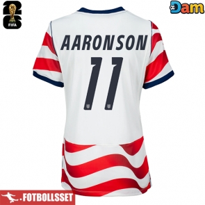 Förenta stater Brenden Aaronson #11 Hemmatröja Dam VM 2026 Kortärmad