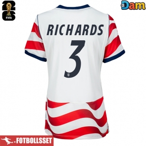 Förenta stater Chris Richards #3 Hemmatröja Dam VM 2026 Kortärmad